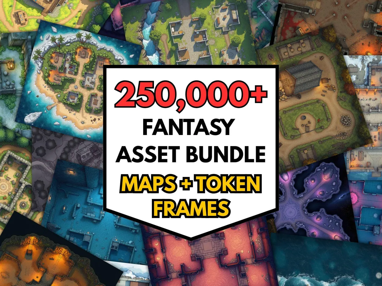 250k+ RPG Battlemaps Mega Bundle